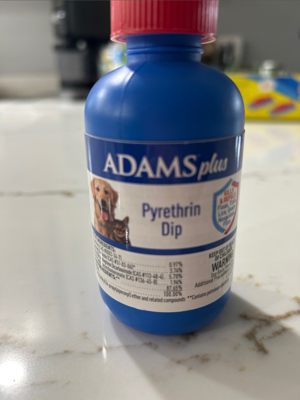 Adams Plus Pyrethrin Dip For Dogs and Cats-Flea and Tick